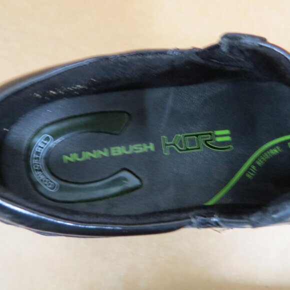 Nunn Bush Bleeker Street Bike Toe Slip On Comfortable Shoes Black 84357-001 main image 11